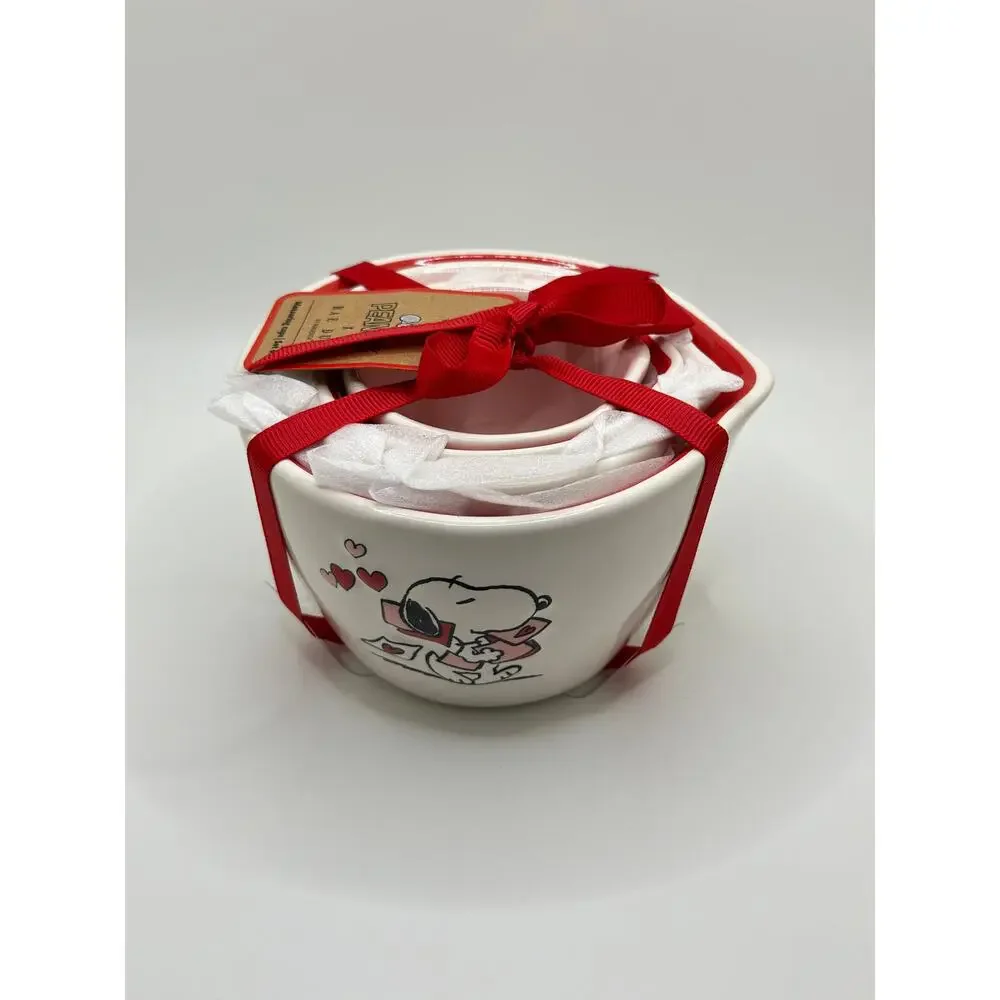 Rae Dunn Valentine’s Day Snoopy Measuring Cups